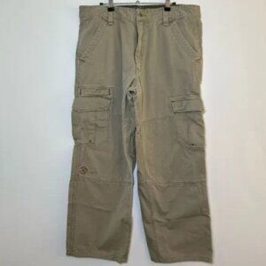 VTG Levi’s Silver Tab Pants Mens 36x32 Khaki Baggy Wide Leg Cargo Skater Y2K
